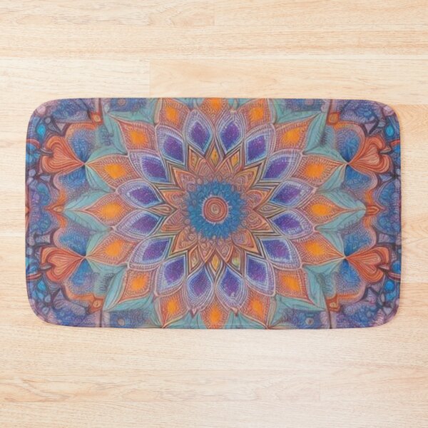 Item preview, pattern colorful mandala designed and sold by Only Good Vibes.