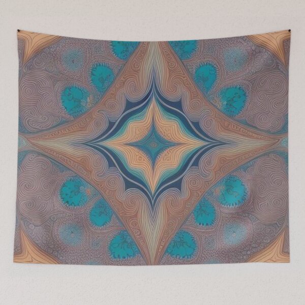 Item preview, pattern colorful mandala designed and sold by Only Good Vibes.