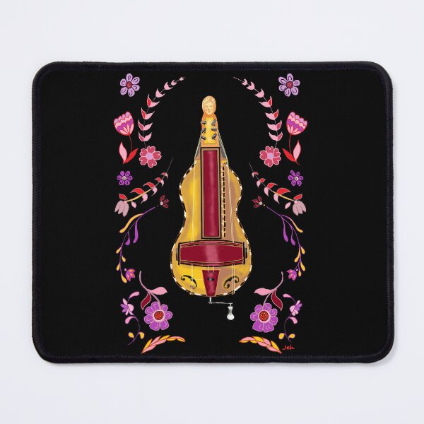 Item preview, Floral Hurdy-gurdy design designed and sold by inkle.