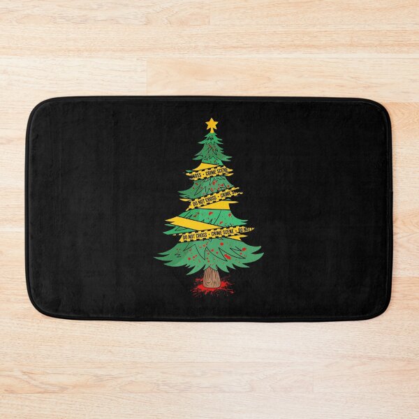 Item preview, True Crime Christmas Tree Holiday Horror Blood Crime Scene designed and sold by Sinful Charm.