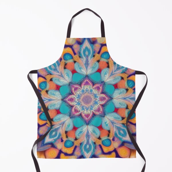 Item preview, pattern colorful mandala designed and sold by Only Good Vibes.
