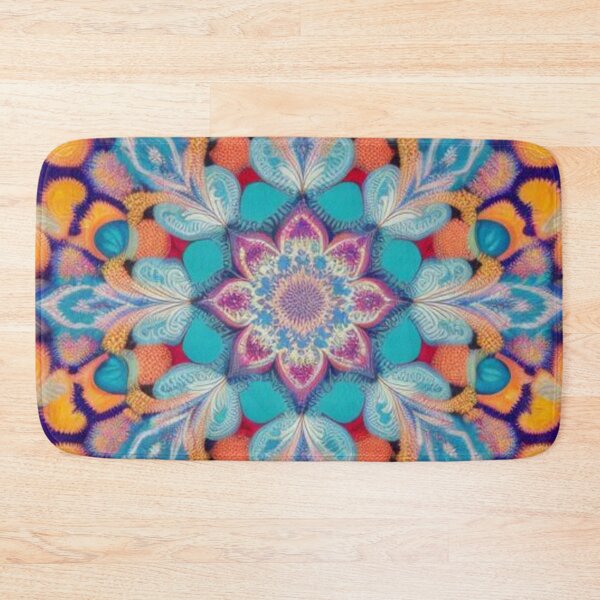 Item preview, pattern colorful mandala designed and sold by Only Good Vibes.