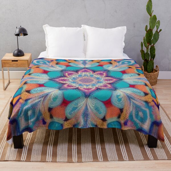 Item preview, pattern colorful mandala designed and sold by Only Good Vibes.