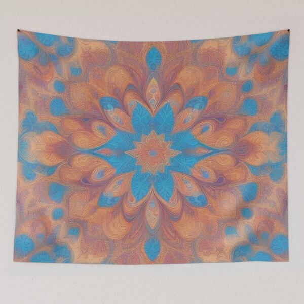 Item preview, pattern colorful mandala designed and sold by Only Good Vibes.
