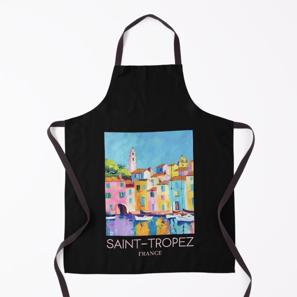 Item preview, A Pop Art Travel Print of Saint-Tropez - France  designed and sold by StudioRedKoala.