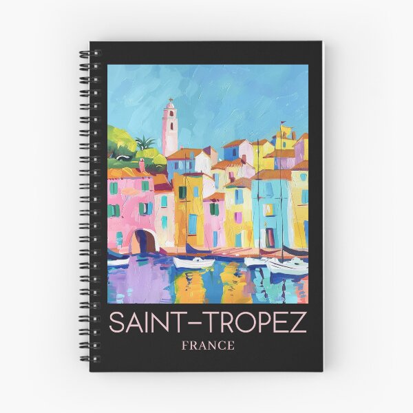 Item preview, A Pop Art Travel Print of Saint-Tropez - France  designed and sold by StudioRedKoala.