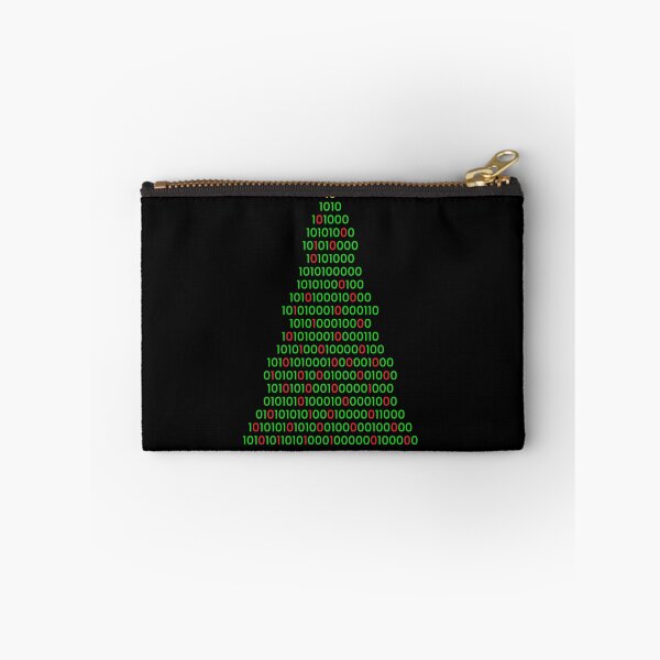 Aperçu de l'œuvre Binary Christmas Tree Holiday Computer Programmer Coding créée et vendue par Sinful Charm.
