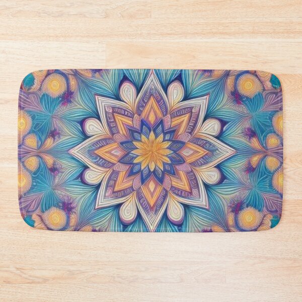 Item preview, pattern colorful mandala designed and sold by Only Good Vibes.