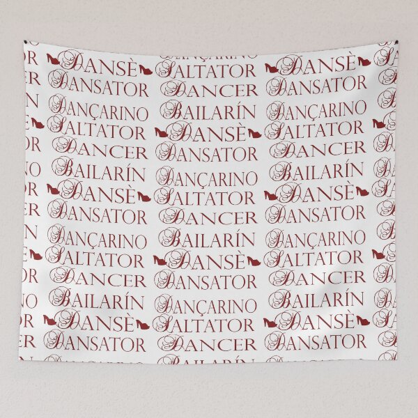 Item preview, Dancer in multiple languages Portuguese Romanian Spanish Latin English  designed and sold by Swigalicious.