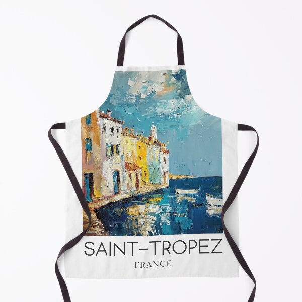 Item preview, A Pop Art Travel Print of Saint-Tropez - France  designed and sold by StudioRedKoala.