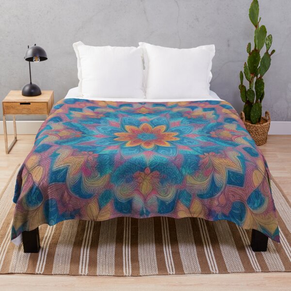 Item preview, pattern colorful mandala designed and sold by Only Good Vibes.