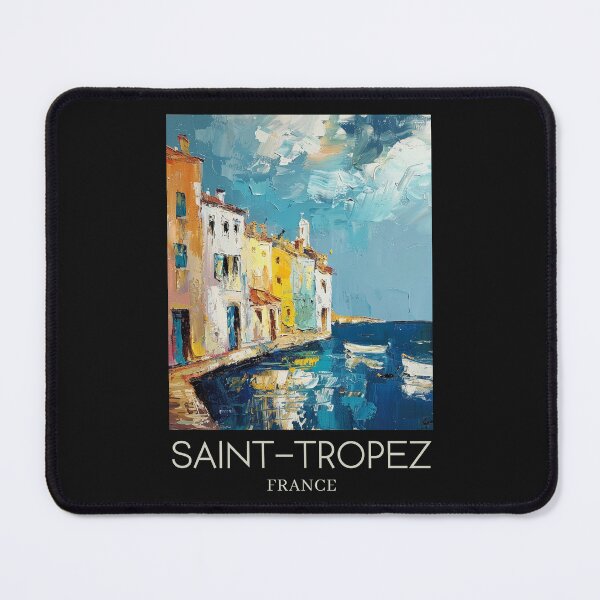 Item preview, A Pop Art Travel Print of Saint-Tropez - France designed and sold by StudioRedKoala.