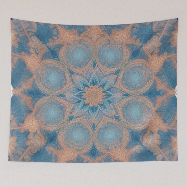 Item preview, pattern colorful mandala designed and sold by Only Good Vibes.