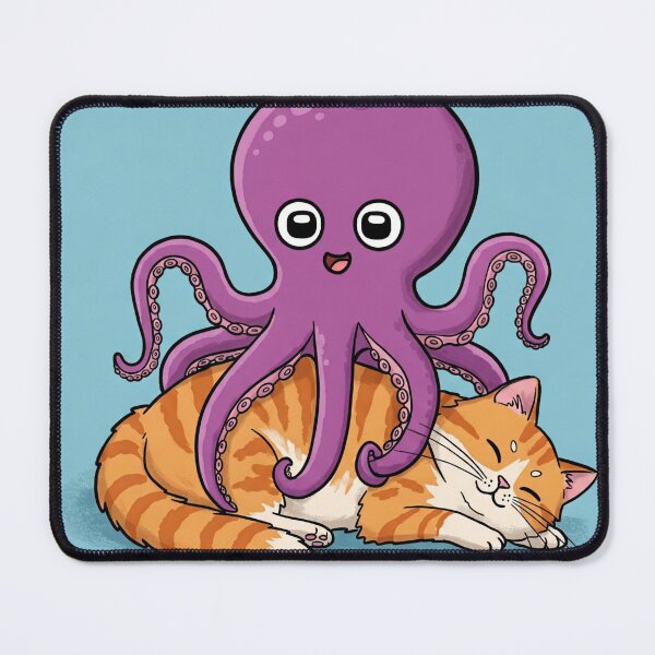 Item preview, Octopus and Cat  designed and sold by Aisha  Hamza.