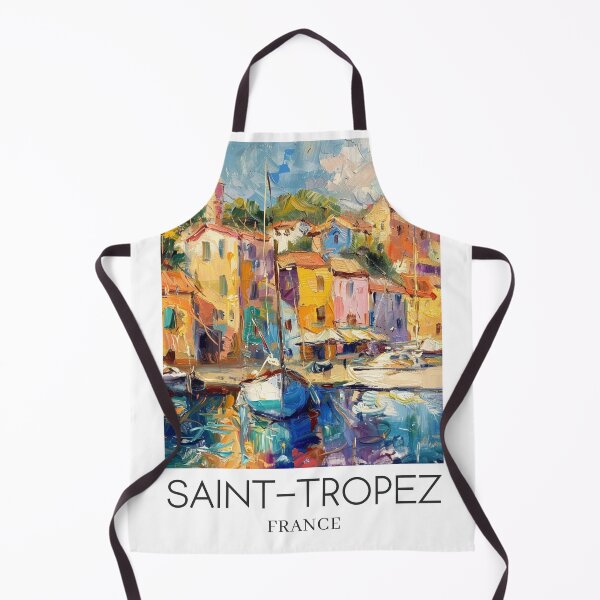 Item preview, A Pop Art Travel Print of Saint-Tropez - France  designed and sold by StudioRedKoala.