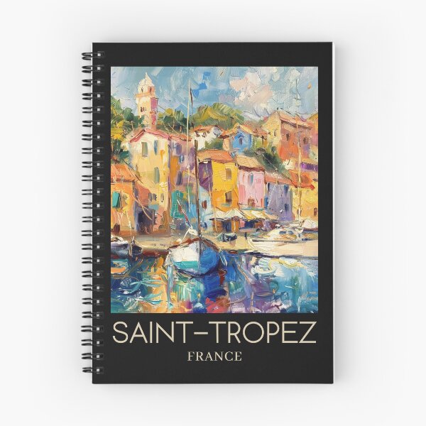 Item preview, A Pop Art Travel Print of Saint-Tropez - France  designed and sold by StudioRedKoala.