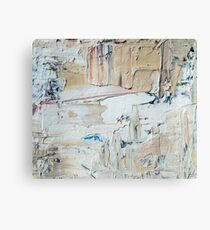 Acrylic painting abstract grey Canvas Print