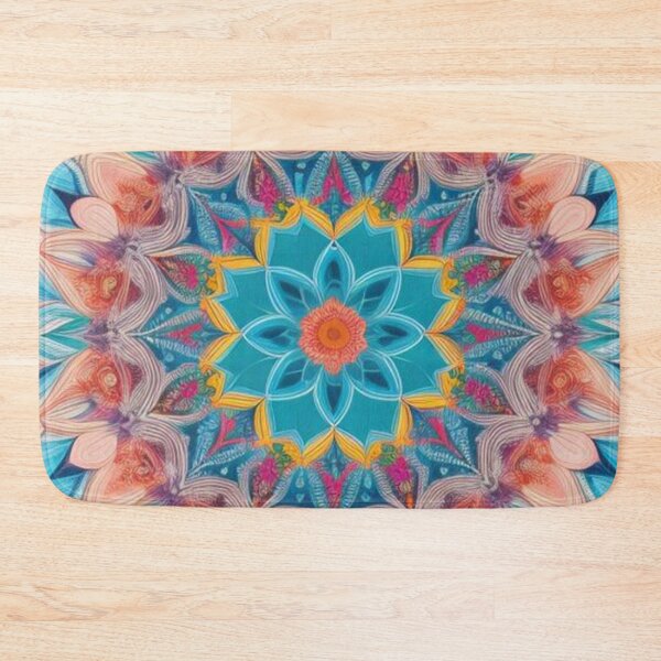Item preview, pattern colorful mandala designed and sold by Only Good Vibes.