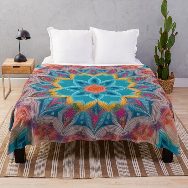 Item preview, pattern colorful mandala designed and sold by Only Good Vibes.