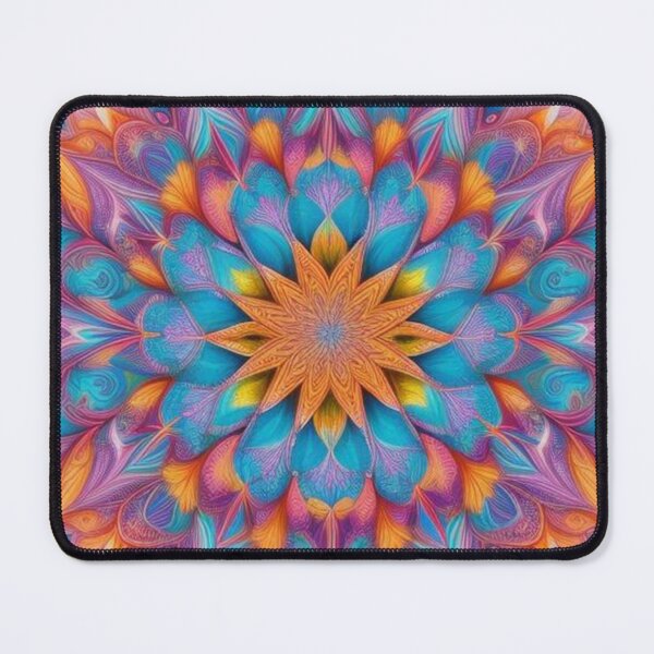 Item preview, pattern colorful mandala designed and sold by Only Good Vibes.