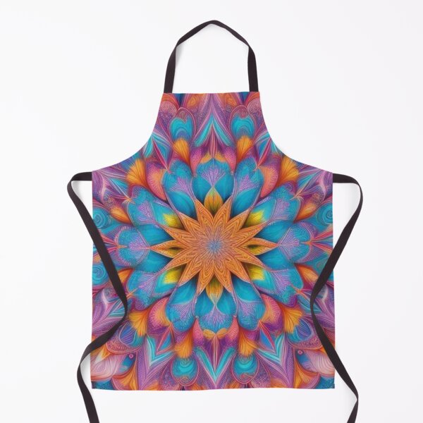 Item preview, pattern colorful mandala designed and sold by Only Good Vibes.