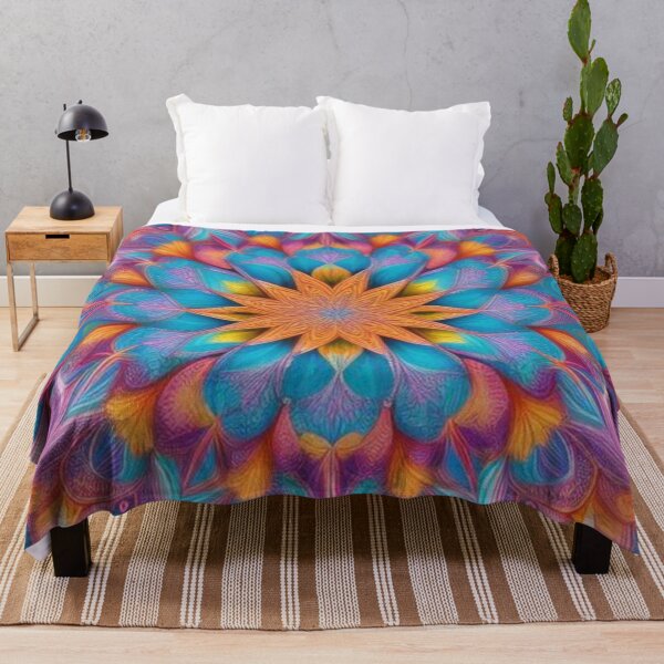 Item preview, pattern colorful mandala designed and sold by Only Good Vibes.