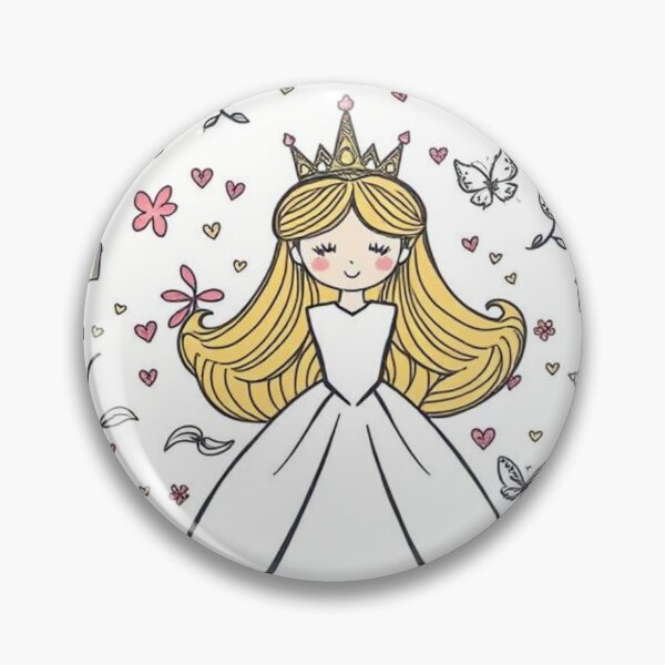 Item preview, Hand-Drawn Princess Pattern Design designed and sold by hjian8219.