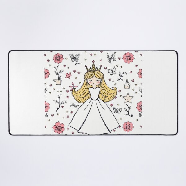 Item preview, Hand-Drawn Princess Pattern Design designed and sold by hjian8219.