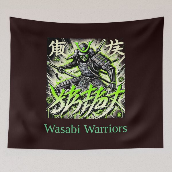 Item preview, Condimento japonés picante Wasabi Warriors designed and sold by WearitToday.