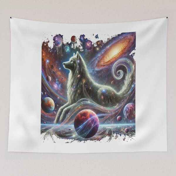 Item preview, Cosmic Dog – Guardian of the Cosmos designed and sold by Phoenix Créations.