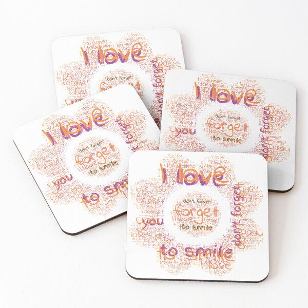 Item preview, Don't forget to smile, I love you designed and sold by W-McSapa.