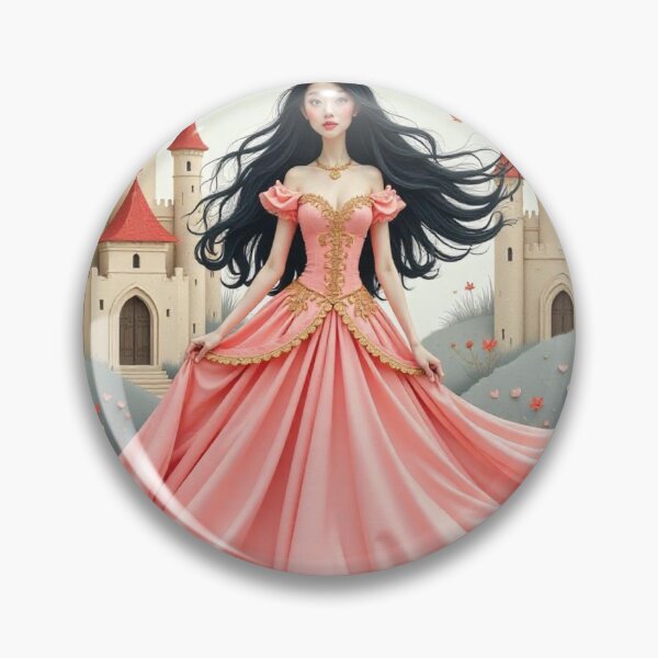 Item preview, Hand-Drawn Princess Pattern Design designed and sold by hjian8219.