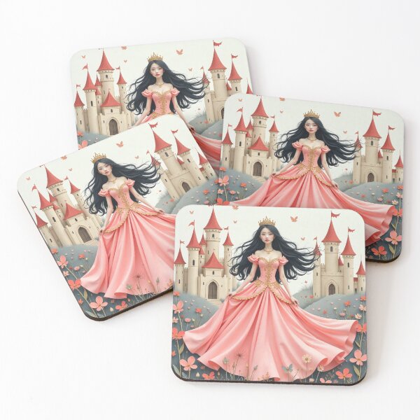 Item preview,  Hand-Drawn Princess Pattern Design designed and sold by hjian8219.
