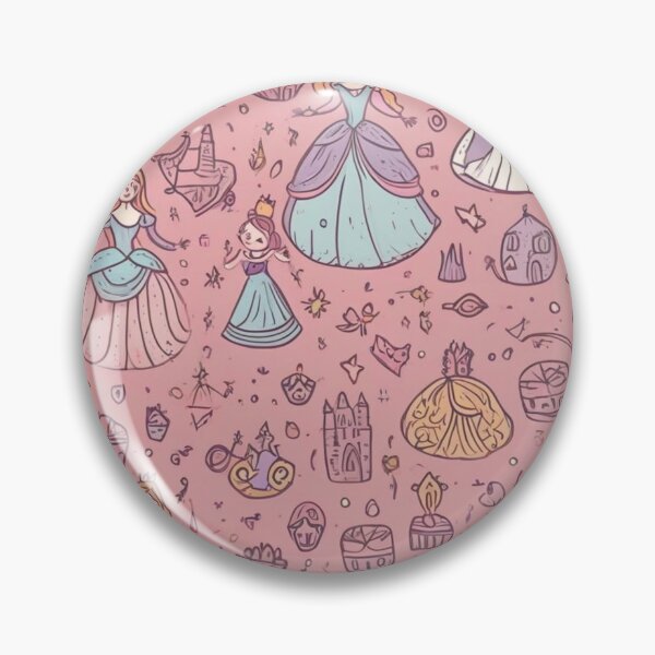 Item preview, Hand-Drawn Princess Pattern Design designed and sold by hjian8219.