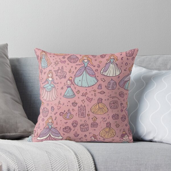 Item preview, Hand-Drawn Princess Pattern Design designed and sold by hjian8219.