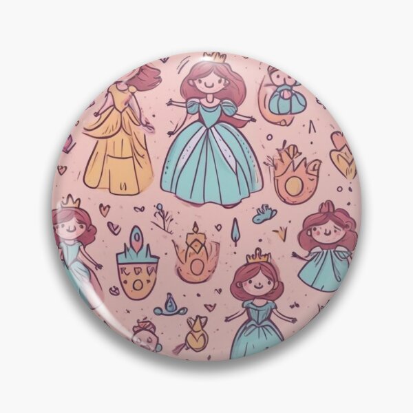 Item preview, Hand-Drawn Princess Pattern Design designed and sold by hjian8219.