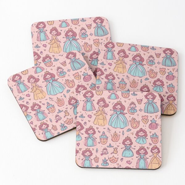 Item preview, Hand-Drawn Princess Pattern Design designed and sold by hjian8219.