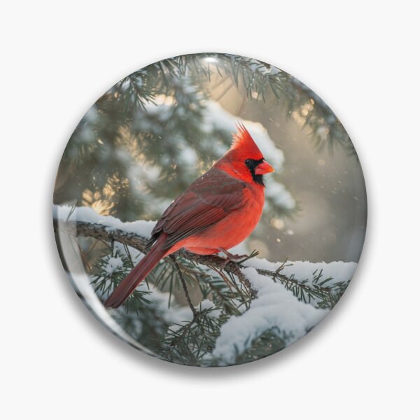 Item preview, Snowy Cardinal  designed and sold by Aisha  Hamza.