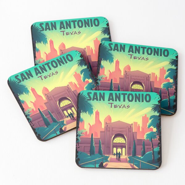 Item preview, San Antonio Texas Travel Poster Wall Decor Home  designed and sold by GTwoThree.