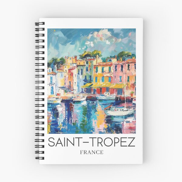 Item preview, A Pop Art Travel Print of Saint-Tropez - France  designed and sold by StudioRedKoala.