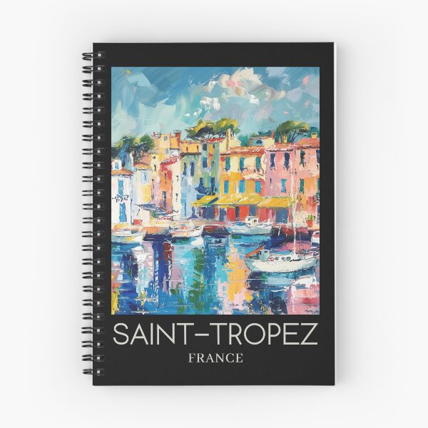 Item preview, A Pop Art Travel Print of Saint-Tropez - France  designed and sold by StudioRedKoala.
