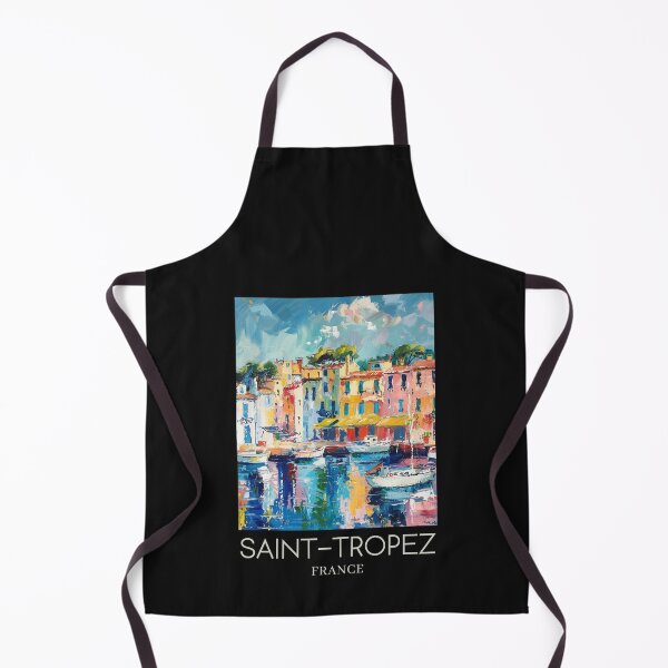Item preview, A Pop Art Travel Print of Saint-Tropez - France  designed and sold by StudioRedKoala.