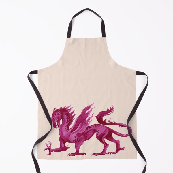 Artikelvorschau, magenta heraldischer Drache entworfen und verkauft von thoughtsupnorth.