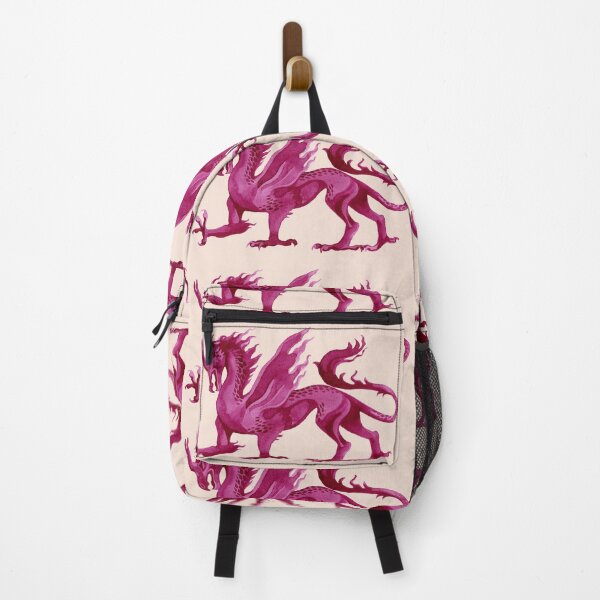 Artikelvorschau, magenta heraldischer Drache entworfen und verkauft von thoughtsupnorth.