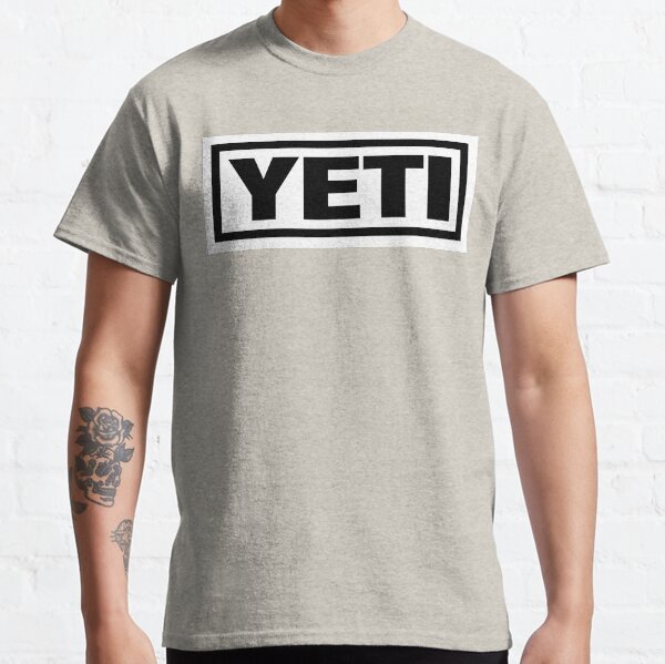 Item preview, Yeti cool outdoors box logo black and white designed and sold by Kludoman.
