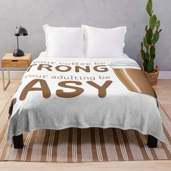 Item preview, May your Coffee be Strong, and your Adulting Easy designed and sold by Guachafita.