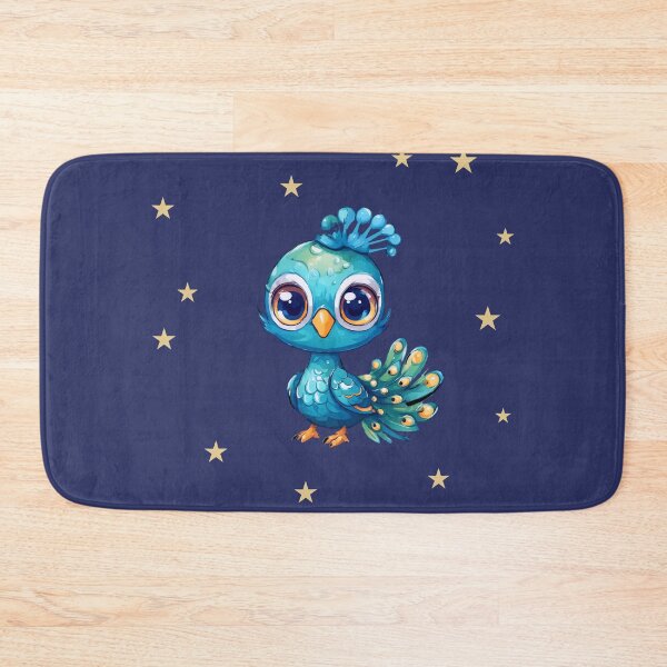 Item preview, KAWAII PEAHEN IN THE SKY WITH STARS designed and sold by WendyMaree.