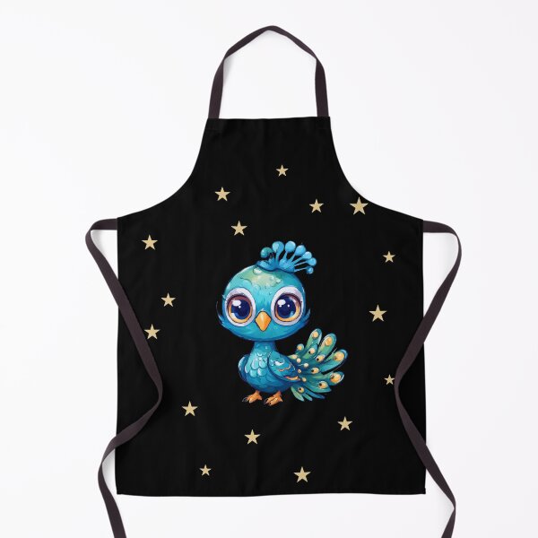Item preview, KAWAII PEAHEN IN THE SKY WITH STARS designed and sold by WendyMaree.