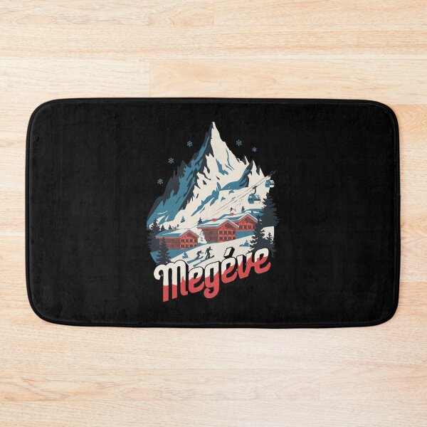 Item preview, Megeve Ski - Retro Vintage T-shirt Design designed and sold by skiprender.