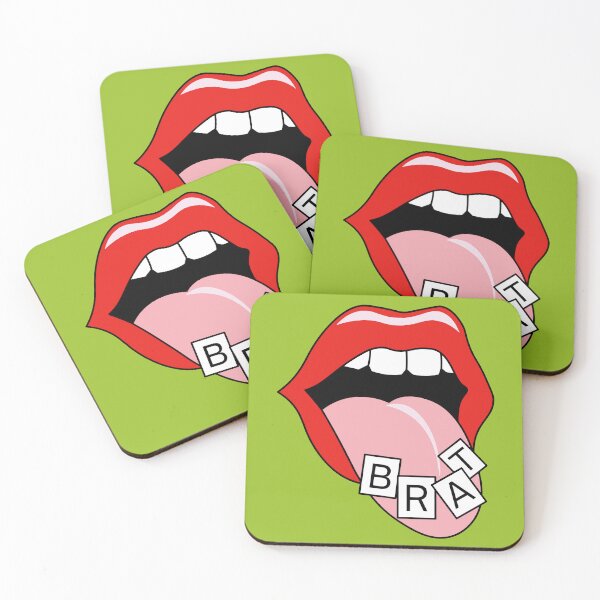 Item preview, Brat Red Lips designed and sold by Magnolia Valley Art.